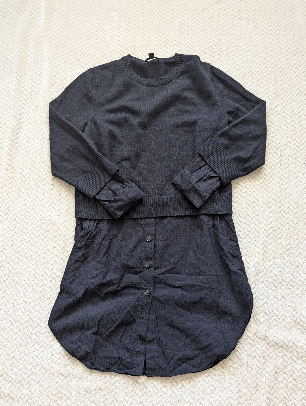 COS Wool Blend Linen Dress